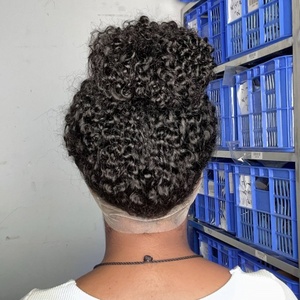 Peluca Rizada SDD 360, Cabello Humano Peruano 100% Virgen Remy, Doble Trama - Product Image 5