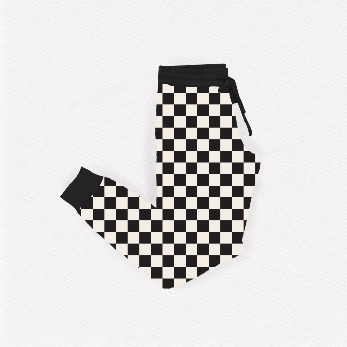 Checkerboard Women Camo Joggers Sweatpants With Pockets