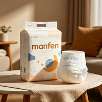 Maßgefertigte Einweg-Babywindelhosen aus Hochwertigem Vliesstoff, Ultra Weich, Ultra Dünn, 3D-Auslaufschutz mit Kostenlosen Proben