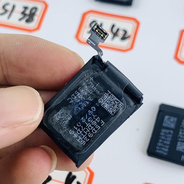 100% Test Smart Watch Battery for Apple S4 S5 S8 S9 S5 S10 42mm 46mm Rechargeable Long Life I Watch Batteries Replacement Parts