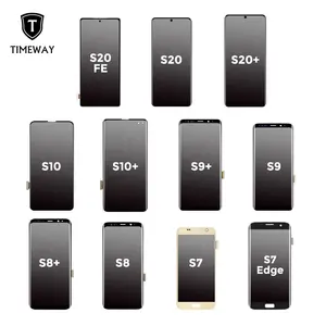 Timeway الأصلي المحمول شاشات Lcd للهواتف S7 S8 S8Plus S10 زائد S20 S21 S22 + الهاتف المحمول عرض Lcd تعمل باللمس ل سامسونج