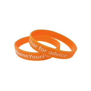 Venta al por mayor logotipo de marca personalizado regalo de negocios pulsera de goma - Product Image 6