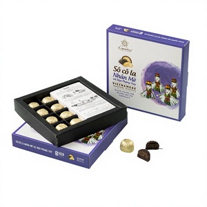 Cacahuetes Vietnamitas de Alta Calidad, Sésamo y Chocolate, 80 g, 8 Piezas, Certificación ISO, Hecho en Vietnam, Legendario - Product Image 1