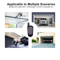 Télécommande de porte électrique, 433 mhz, pour contrôleur de portes coulissantes, assemblage autonome, Code d'apprentissage fixe, 433.92 433 Mhz