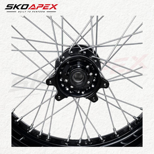 Ensemble de jantes Surron Ultra Bee 17" Motard Street Radial SWORD avec moyeu CNC 110/70 140/60-17, moto électrique tout-terrain, pneus CST Ride Migra S1 - Product Image 5