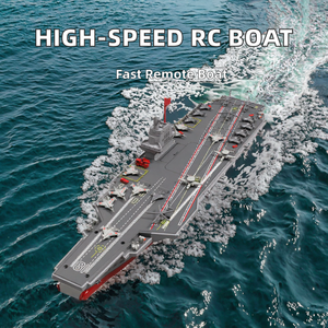 Modèle de porte-avions télécommandé à 4 canaux, <span class=keywords><strong>bateau</strong></span> de guerre <span class=keywords><strong>militaire</strong></span> électrique télécommandé, jouet aquatique extérieur étanche - Product Image 2