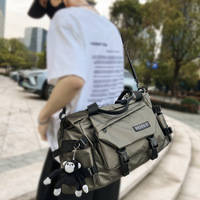 Sac de voyage respirant et résistant à l'usure de style coréen pour hommes, sacoche d'affaires grande capacité, sac de sport et de voyage pour courts séjours