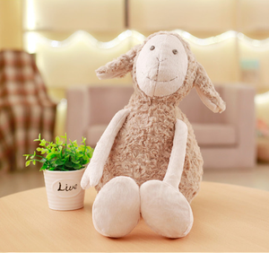 Doldurulmuş koyun peluş oyuncaklar yumuşak kuzu halı Kawaii Mat hayvan peluş bebek yastık bebek sevgililer hediye - Product Image 5