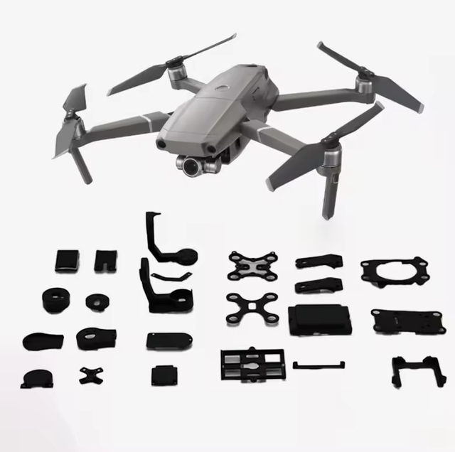High Quality Anodized Aluminum Metal Drone Accessories CNC Parts Milled with Stainless Steel Material Wire EDM Services