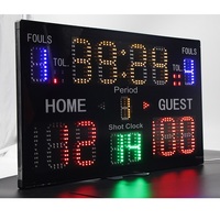 Tableau de score électronique multifonctionnel YIZHi avec télécommande, affichage LED et minuteur de compte à rebours