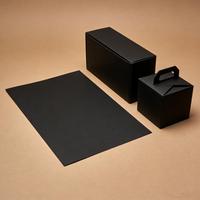 Carton noir de qualité, idéal pour les albums photo et les boîtes d'emballage