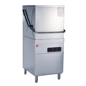 Mesin cuci piring baja tahan karat komersial profesional, mesin cuci piring Hotel/restoran/dapur, Mesin pencuci piring otomatis