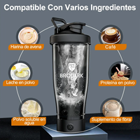 Mixeur portable automatique de haute qualité pour smoothies, avec récipient en Tritan, alimenté par USB, shaker à protéines pour voiture et usage extérieur