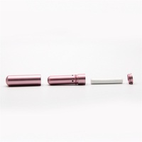 Tube d'inhalateur nasal vierge d'aromathérapie d'huile de logo d'impression en aluminium de luxe 5ml avec le bâton blanc