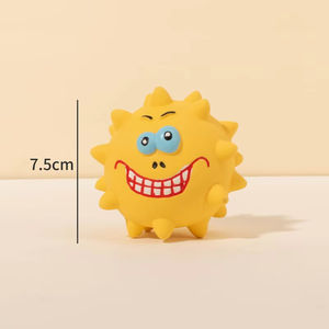 सबसे ज्यादा बिकने वाले छोटे कुत्ते दांतों की सफाई लेटेक्स साउंडमेकिंग खिलौने कुत्ते मनोरंजन के लिए सर्वश्रेष्ठ पालतू खिलौने कांटेदार गेंदों रबर सामग्री - Product Image 4