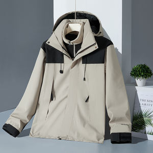 男女山地防水夹克户外防风连帽夹克情侣跑步徒步雨衣 - Product Image 2