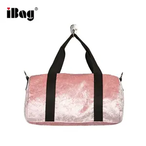 Tassen Gerecycled Kleine Licht Gewicht Workout Bal Duffle Gym Bag Katoenen Canvas Roll Plunjezak