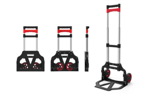 TPR + PP Wheel Folding Multi-functional Shopping Cart Aluminum & Iron Hand Truck With 68kg Capacity - Product Image 2