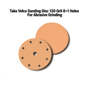 Disque de ponçage Velcro Ttake, grain 120, 8+1 trous, pour ponçage abrasif - Product Image 2