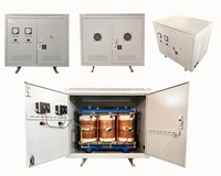 Boîtier de transformateur toroïdal à 3 phases 10 kVA 15 kVA 20 kVA 600 V 480 V 440 V 400 V 380 V 220 V 208 V 24 V 110 V avec enroulement en cuivre