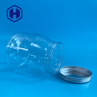 Bocaux en plastique vides de qualité alimentaire sans BPA de 900 ml (30 oz) avec couvercle à vis pour sucre, biscuits, aliments pour bébés, aliments pour animaux de compagnie, craquelins