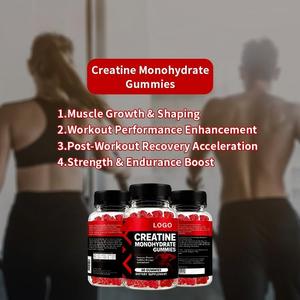 Gomitas de Creatina OEM y ODM, Creatina Monohidrato en Polvo, Gomitas de Creatina para Entrenamiento, Nutrición Deportiva, Desarrollo de Masa Muscular - Product Image 4