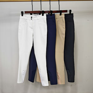 بنطلون مخصص لركوب الخيل مع جيب قبضة ركبة للنساء من السيليكون لسباق الخيل من جودبور مضاد للانزلاق بنطلون الفروسية بدون بيلينغ - Product Image 6