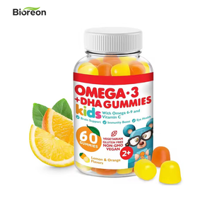 Gummies véganes biologiques à faible teneur en sucre et riches en antioxydants et en oméga-3 <span class=keywords><strong>DHA</strong></span> pour enfants - Complément alimentaire pour enfants en marque privée - Product Image 1
