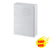 Mini sonnette intelligente pour hôtel appartement 12V DC Sonnette filaire Ding Dong