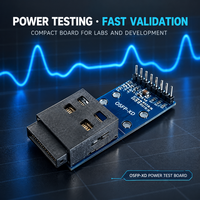 Carte de test d'alimentation OSFP-XD pour le contrôle qualité (CQ) de mise sous tension et la lecture I2C des modules optiques sur les lignes de production en série, 3,3 V CC, conforme MSA