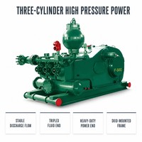 Pompa Lumpur Triplex F-500 API 7K Pompa Lumpur Pengeboran Tekanan Tinggi untuk Rig Pengeboran Sumur Air dan Minyak OEM Grosir