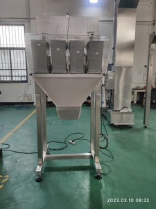 Цена от производителя 304SS 2 или 4 головки линейного весового дозатора для сухого кофе, соли, сахарного порошка - Product Image 2