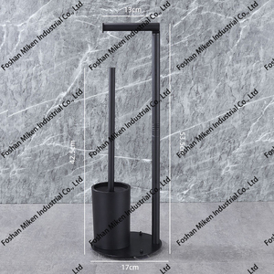 Metallo con ventose bagno porta carta igienica Free Standing - Product Image 4