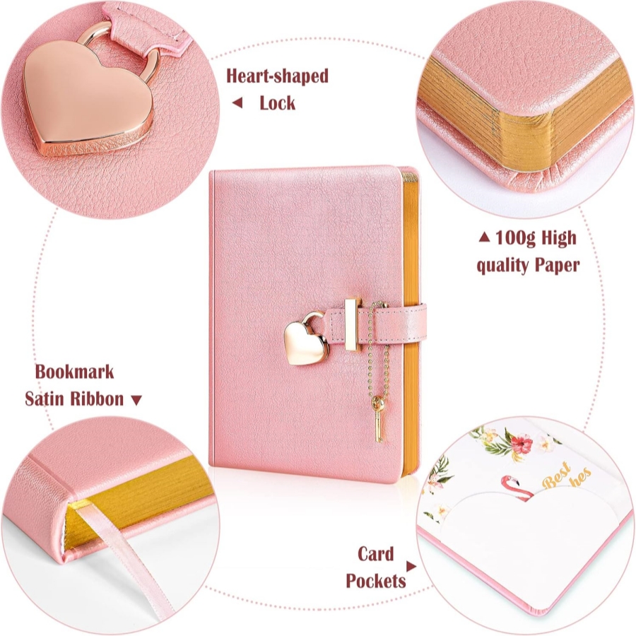 journal heart lock