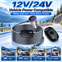 Câble d'alimentation Starlink Mini 12V 24V vers 30V avec affichage numérique à distance sans fil et chargeur de voiture double USB