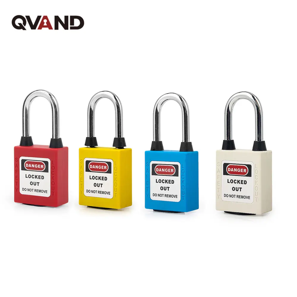 QVAND 38mm Master Key Lock Candados DE SEGURIDAD Industrial a prueba de polvo Seguridad LOTO Candado de seguridad