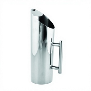 Pichet à eau en acier inoxydable avec poignée courbe en caoutchouc Pichet à eau Design de luxe Quantité d'espace au prix de gros - Product Image 1