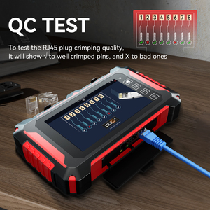 Outils de fibre optique, mini testeur OTDR 1310/1550 nm multifonction avec écran tactile couleur de <span class=keywords><strong>3</strong></span>,4 pouces, plage de test - Product Image 2