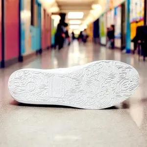 Zapatillas Deportivas Bresa Canvas 708 con Cordones, Punta Redonda, Blancas, para Adultos, para Todas las Temporadas - Product Image 4