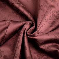 Blazer de luxe OEM&ODM en satin jacquard floral, style chinois, col à revers, simple boutonnage, taille ajustée, pour femme, décontracté et élégant pour le bureau