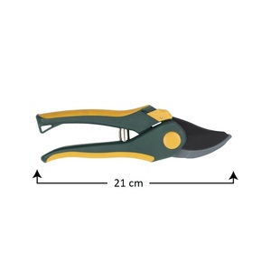 Forbici da potatura manuali da giardino 21 cm con lame in acciaio antiaderenti per un taglio preciso - Product Image 2