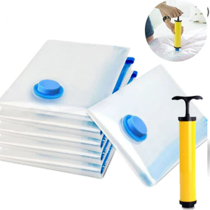 Sacchetti Sottovuoto di Grado Sicuro per Vestiti e Giocattoli per Bambini, Senza BPA, Inodori, Ermetici, Salvaspazio, per Uso in <span class=keywords><strong>Cameretta</strong></span> e <span class=keywords><strong>Armadio</strong></span> - Product Image 1