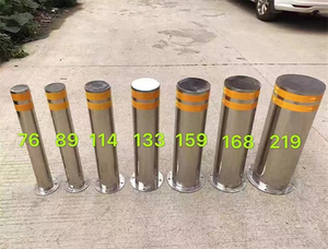 Tùy chỉnh thép không gỉ cố định đường Đống phản chiếu cột di chuyển thép không gỉ xe Stopper chống va chạm cột - Product Image 2