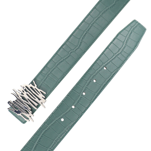 Cinturón <span class=keywords><strong>de</strong></span> <span class=keywords><strong>Cuero</strong></span> PU con Patrón <span class=keywords><strong>de</strong></span> Cocodrilo, Hebilla Lisa Clásica, Cinturón Casual para <span class=keywords><strong>Hombre</strong></span>, Venta al <span class=keywords><strong>Por</strong></span> <span class=keywords><strong>Mayor</strong></span> <span class=keywords><strong>de</strong></span> Fábrica, OEM, Pedidos Personalizados al <span class=keywords><strong>Por</strong></span> <span class=keywords><strong>Mayor</strong></span> - Product Image 4