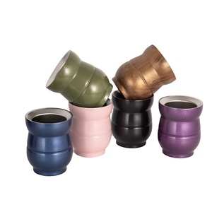 ชุดถ้วยน้ำเต้าสุญญากาศ Yerba Mate มีฉนวนสุญญากาศผนังสองชั้น18/8จาก wujo - Product Image 1