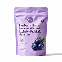 Gummies Probiotiques Personnalisées OEM pour Femmes, 5 Milliards de UFC, Soutien Digestif, Emballées Individuellement, ODM