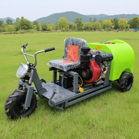 Pulverizador de Servicio Pesado con Control Remoto 4WD, Tipo Gatillo Accionado por Aire para Aplicación de Pesticidas Agrícolas en Huertos y Viñedos