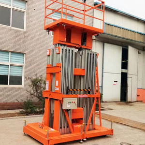 แท่นยกไฮดรอลิกแบบเสาไฟฟ้าเต็มรูปแบบ ความสูง 7 ม. 9 ม. 11 ม. ทำจากอลูมิเนียมอัลลอยด์ สำหรับขาย - Product Image 1