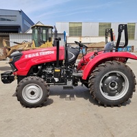 60 PS Landwirtschaftlicher Radtraktor mit Frontlader Neuer Chinesischer Landwirtschafts-4WD-Getriebepumpenmotor Weichai-Motor