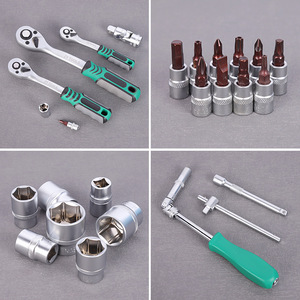 Zhengyi 172-Piece Automotive Repair Tool Kit 1/2 In Socket <b>Set</b> Hex Ratchet Wrench Hand Tools For Car Mechanical Home Repair - Product Image 5